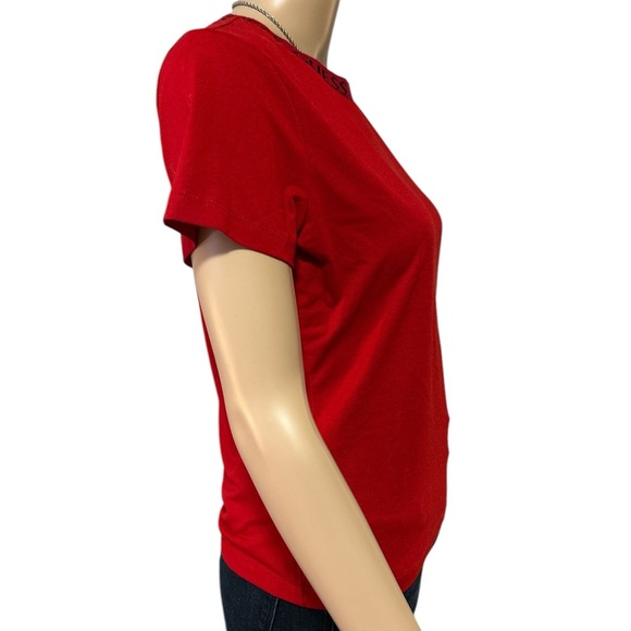 Red GUESS T-Shirt, Size M - Picture 3 of 4